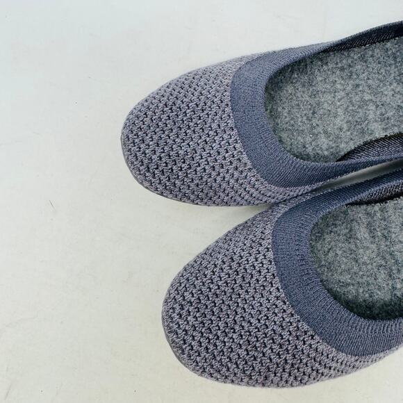 Allbirds Tree Breezers Flats Size 7 Gray Knit Comfort Sustainable Shoes W7 - Picture 2 of 11